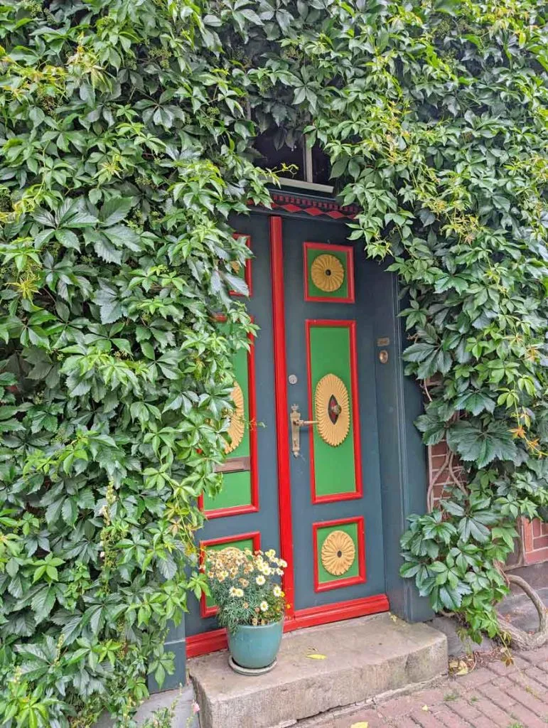 Historische Straßenansicht von Hitzacker mit Fachwerkhäusern