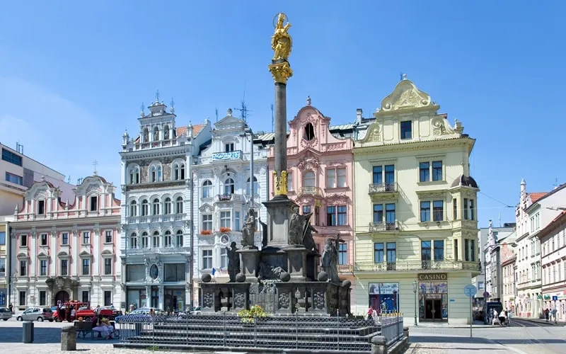 Historischer Marktplatz in Pilsen, Tschechien
