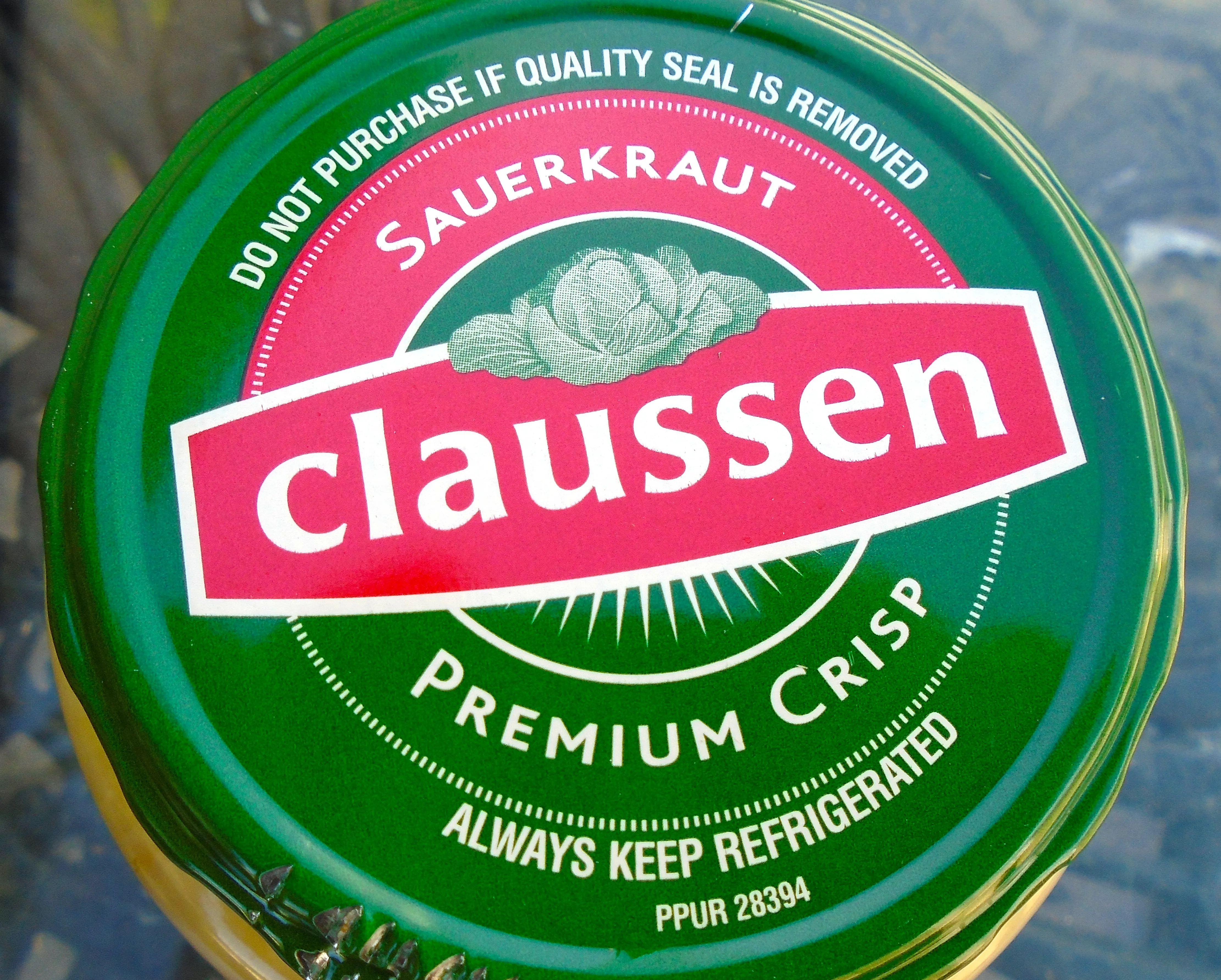 Hochwertiges Sauerkraut, die ideale säuerliche Beilage zu den deftigen Rippchen