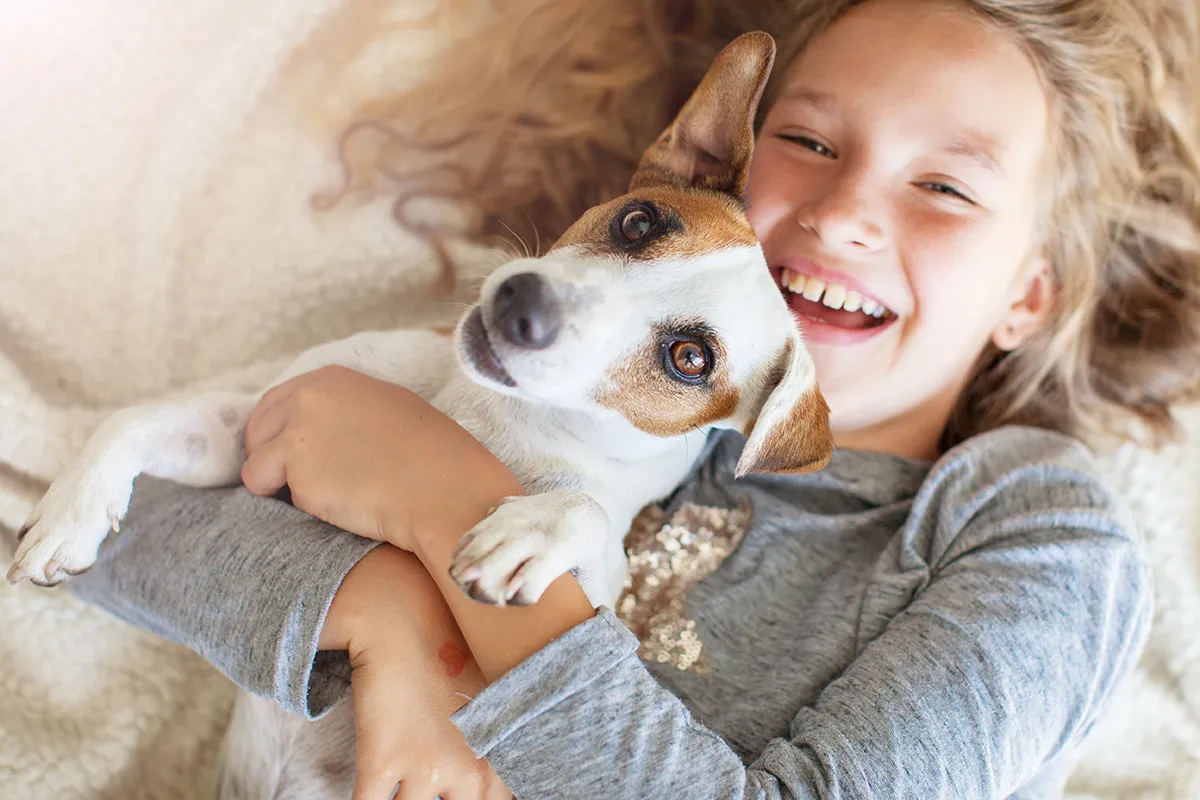 Hund als Haustier für Kinder