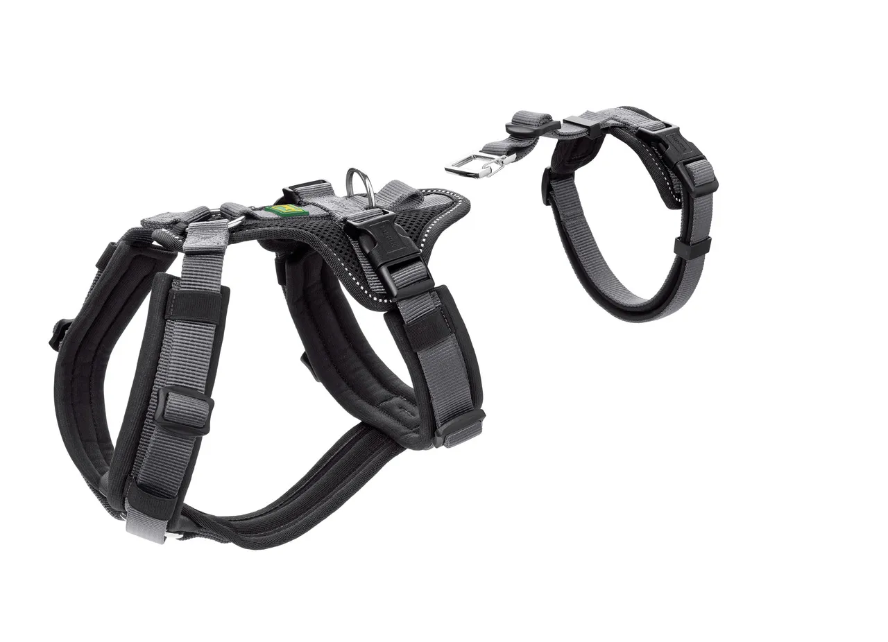 Hunter Hundegeschirr Maldon Detailansicht mit Fokus auf Polsterung und Verstellbarkeit