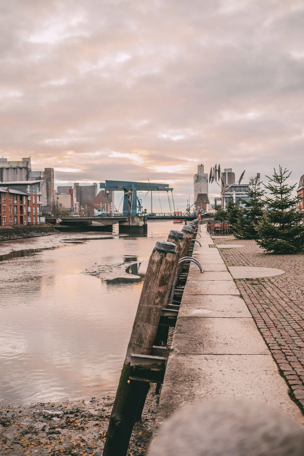 Husum Weihnachtsmarkt im Winter