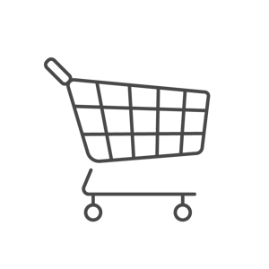 Icon Einkaufswagen, Kauf abschließen