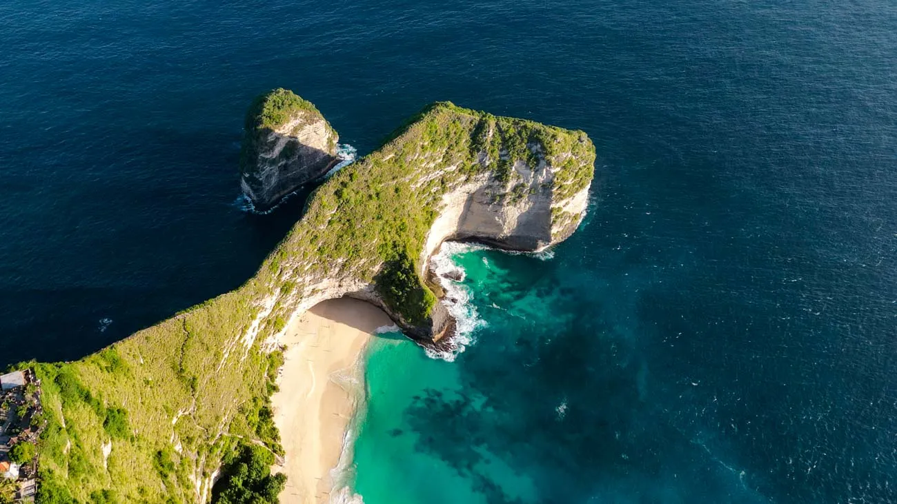 indonesien nusa penida kelingking beach