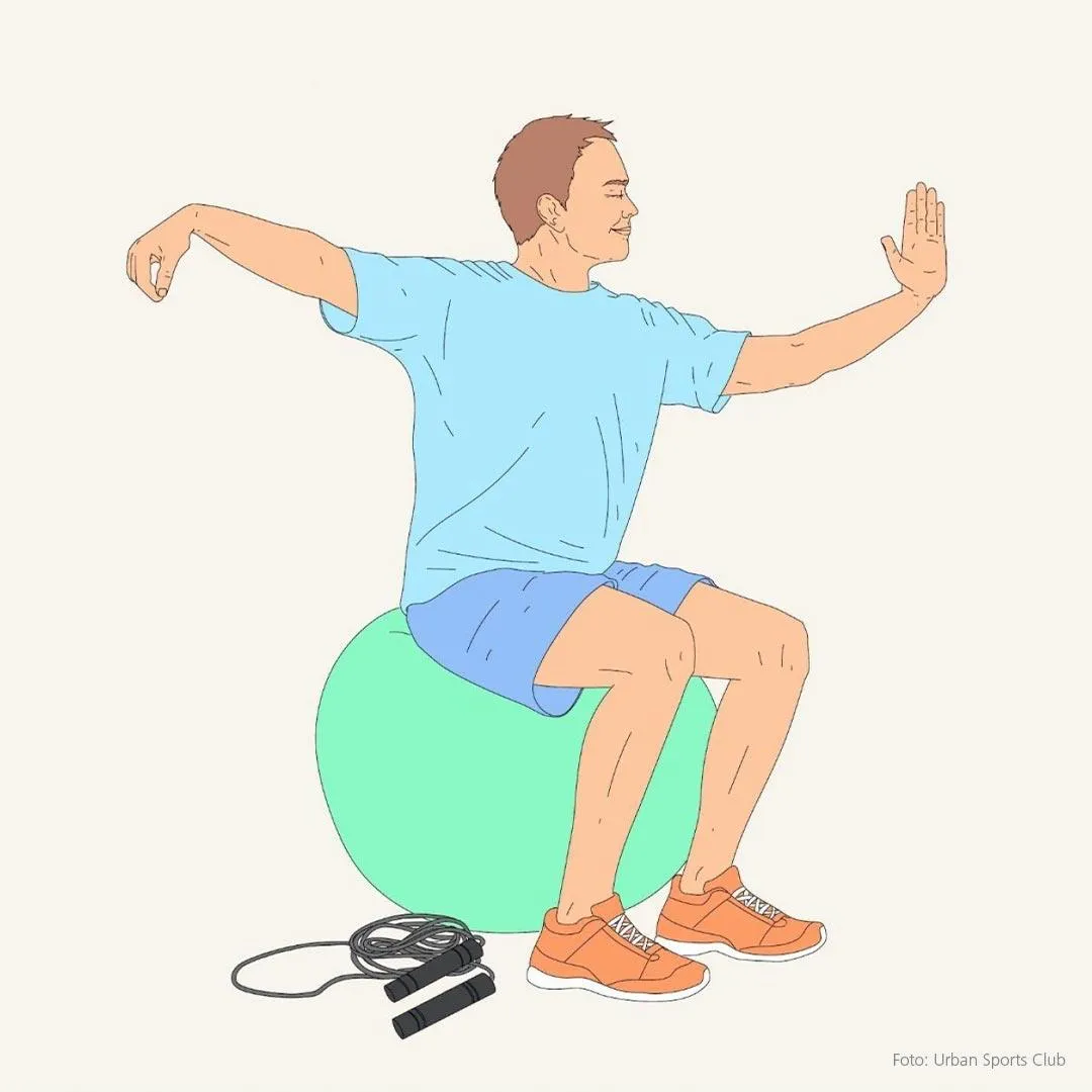 Infografik mit Kernfakten zum Healthy Fit-Sporttyp, der Fitness und Functional Training für die Gesundheit bevorzugt