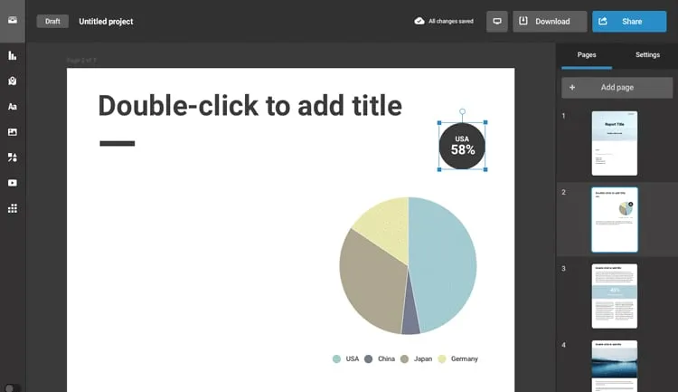 Infogram ist ein kostenloses Online-Grafikprogramm