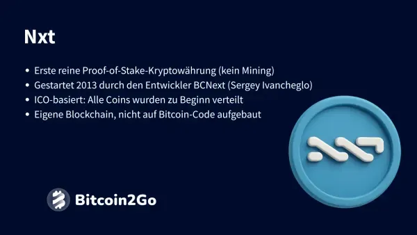 Infos zur Kryptowährung Nxt