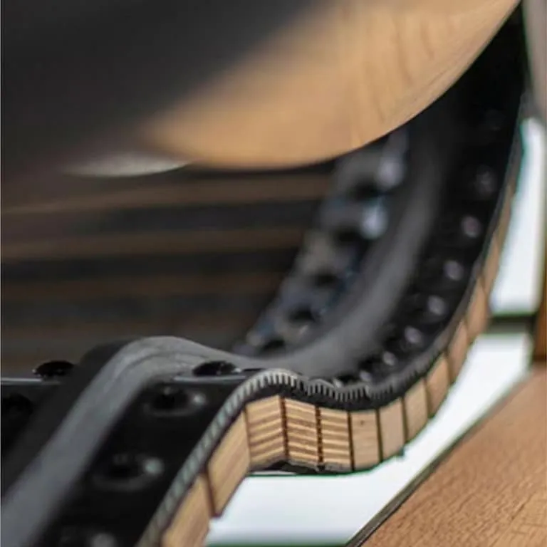 Innenansicht der Lamellenlauffläche des Nohrd Sprintboks