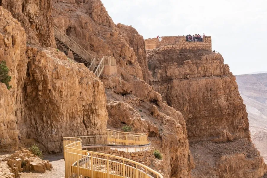 Innerer Bereich des Palastes von Herodes, geschützt vor der Wüstenhitze.