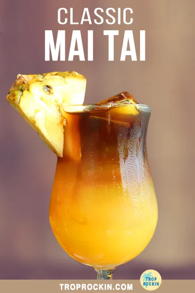 Isolierter Mai Tai Drink