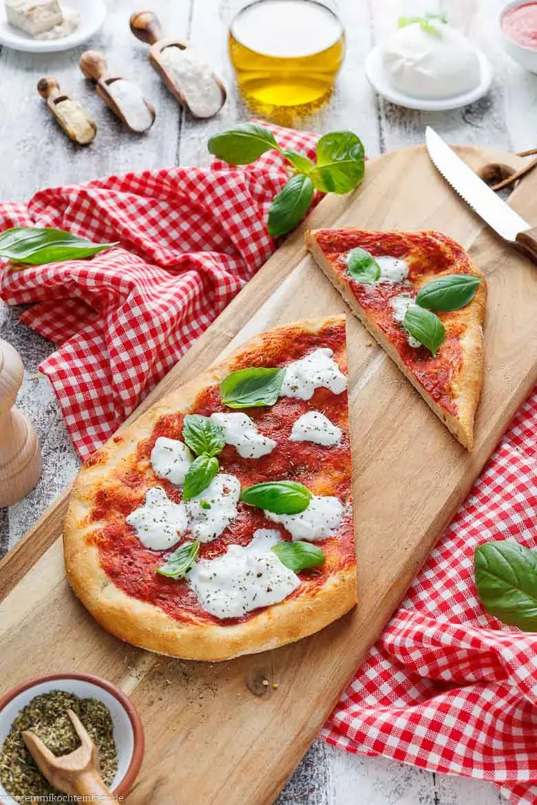 Italienisches Fladenbrot mit fluffigem Teig