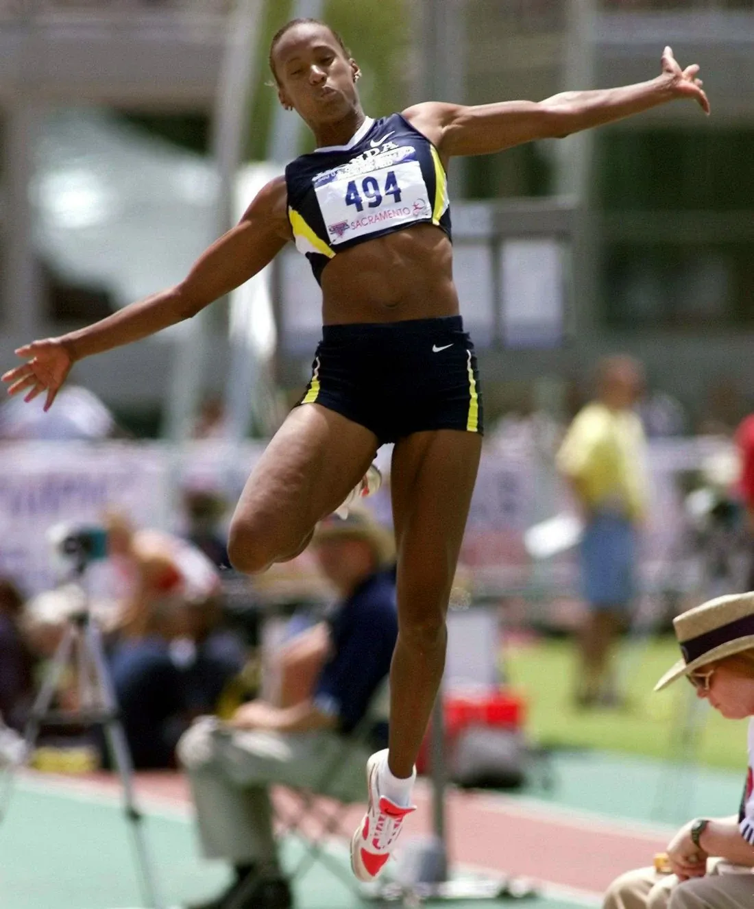 Jackie Joyner-Kersee beim Siebenkampf, Weltrekord, USA