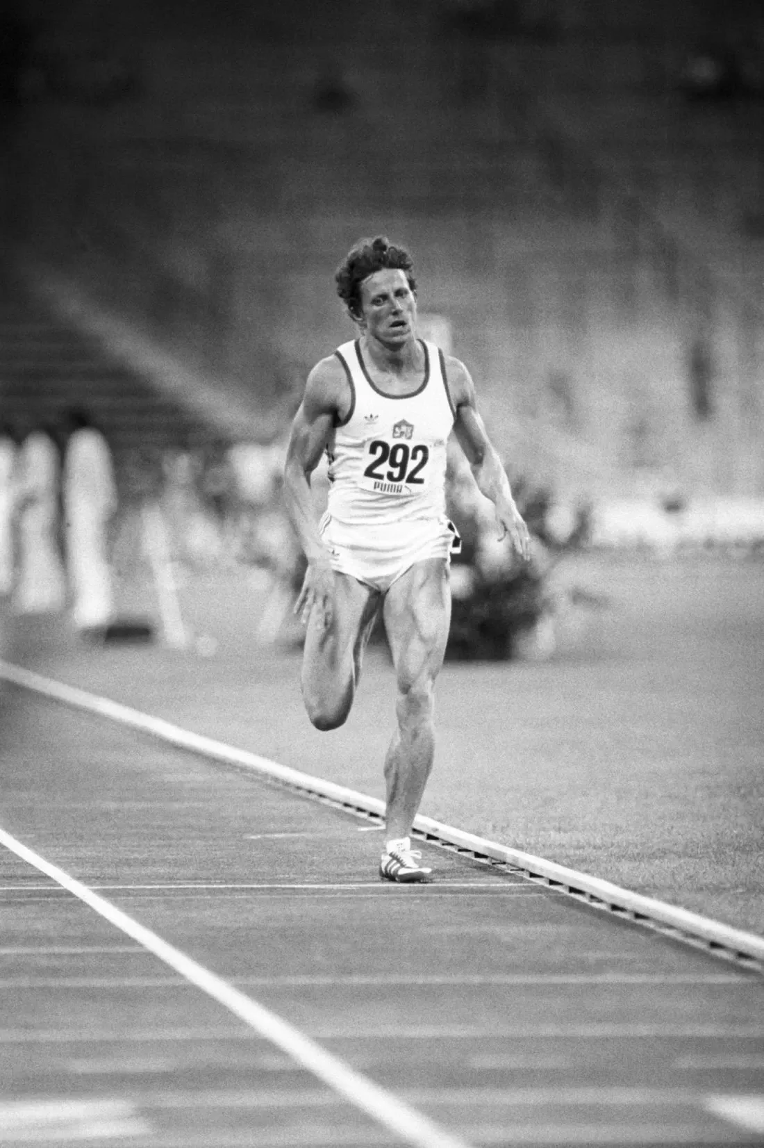 Jarmila Kratochvílová beim 800-Meter-Lauf, Weltrekord, Tschechoslowakei