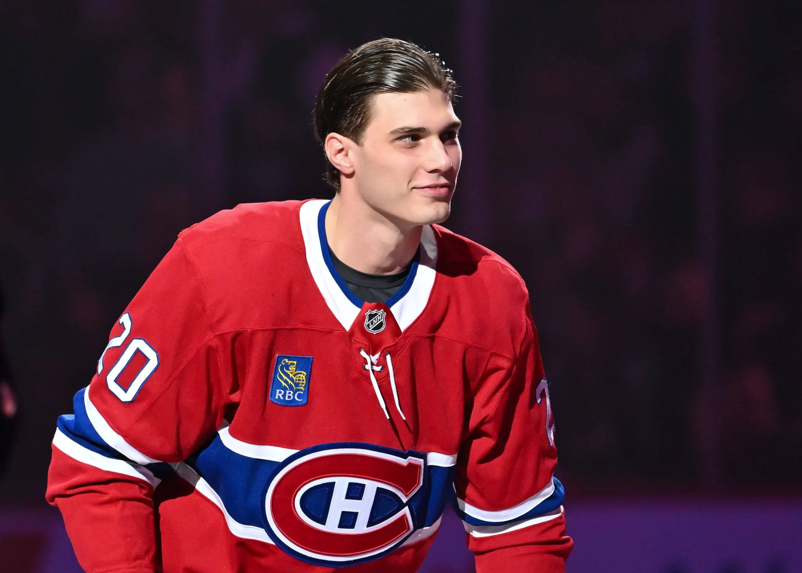 Juraj Slafkovský im Heimspiel der Montreal Canadiens