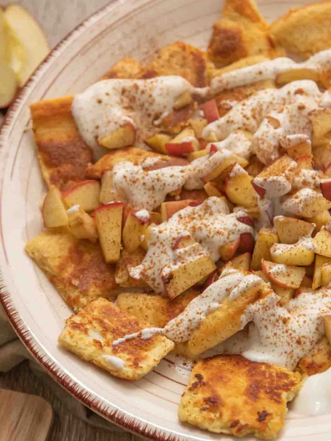Kaiserschmarrn mit Quark als süßes Mittagessen