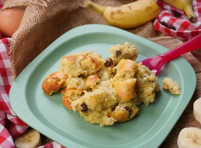 Kaiserschmarrn ohne Zucker mit Banane für Babys und Kinder