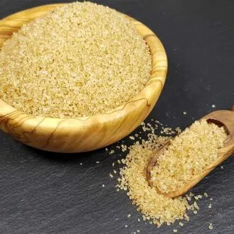 Karamelltraum: Low Carb Brauner Zuckerersatz aus Erythrit für Backwaren