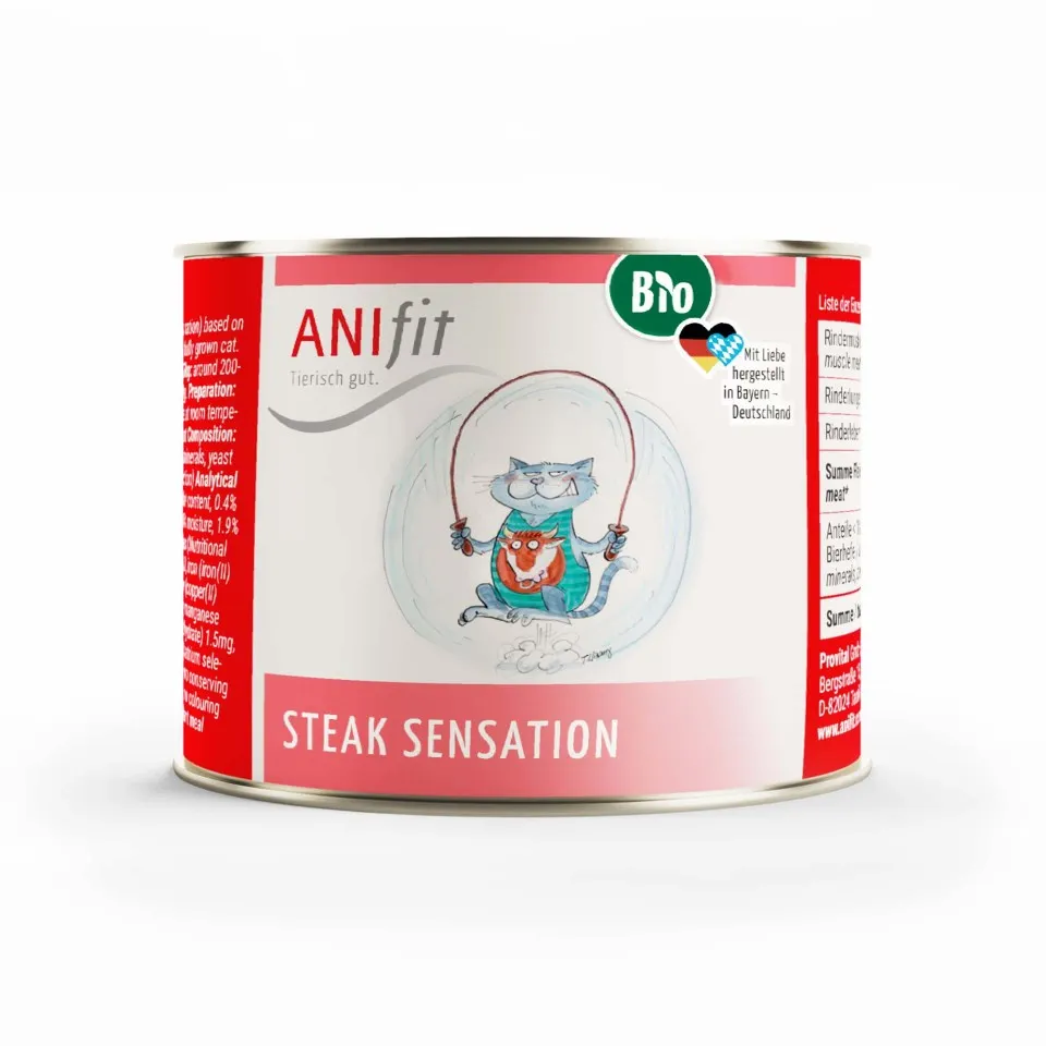 Katze Nassfutter Steak Sensation 200g