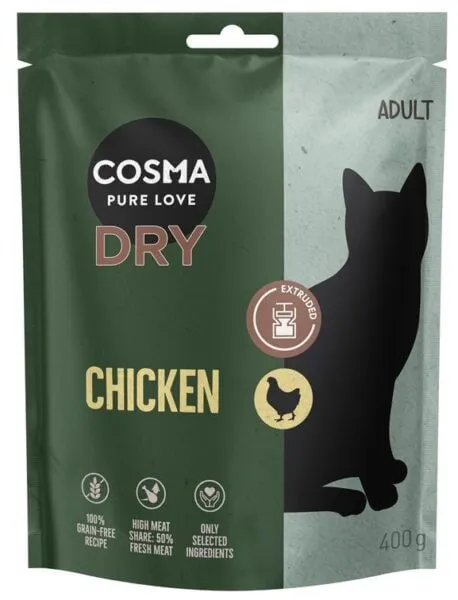 Katzenfutter Test: Cosma Pure Chicken.