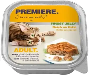 Katzenfutter Test: Premiere Gelee