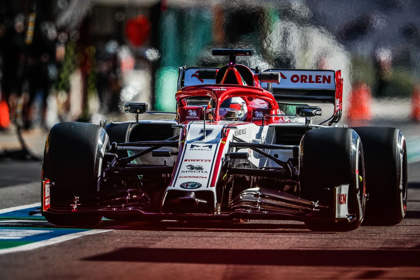 Kimi Räikkönen im Alfa Romeo C39 beim Großen Preis von Portugal 2020