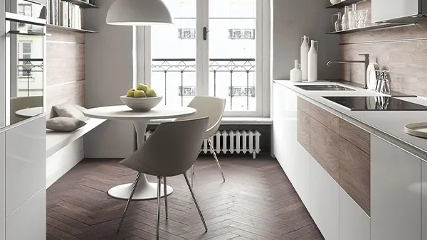 Kleine Designküche von Valcucine aus der Serie Forma Mentis