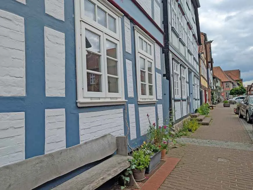 Kleine Gassen in der Innenstadt von Hitzacker