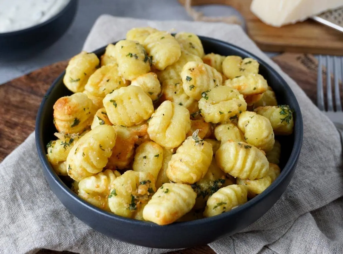 Knusprige Gnocchi aus der Heißluftfritteuse