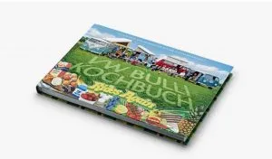 Kochbuch im Bulli T1 Design, geschlossen präsentiert