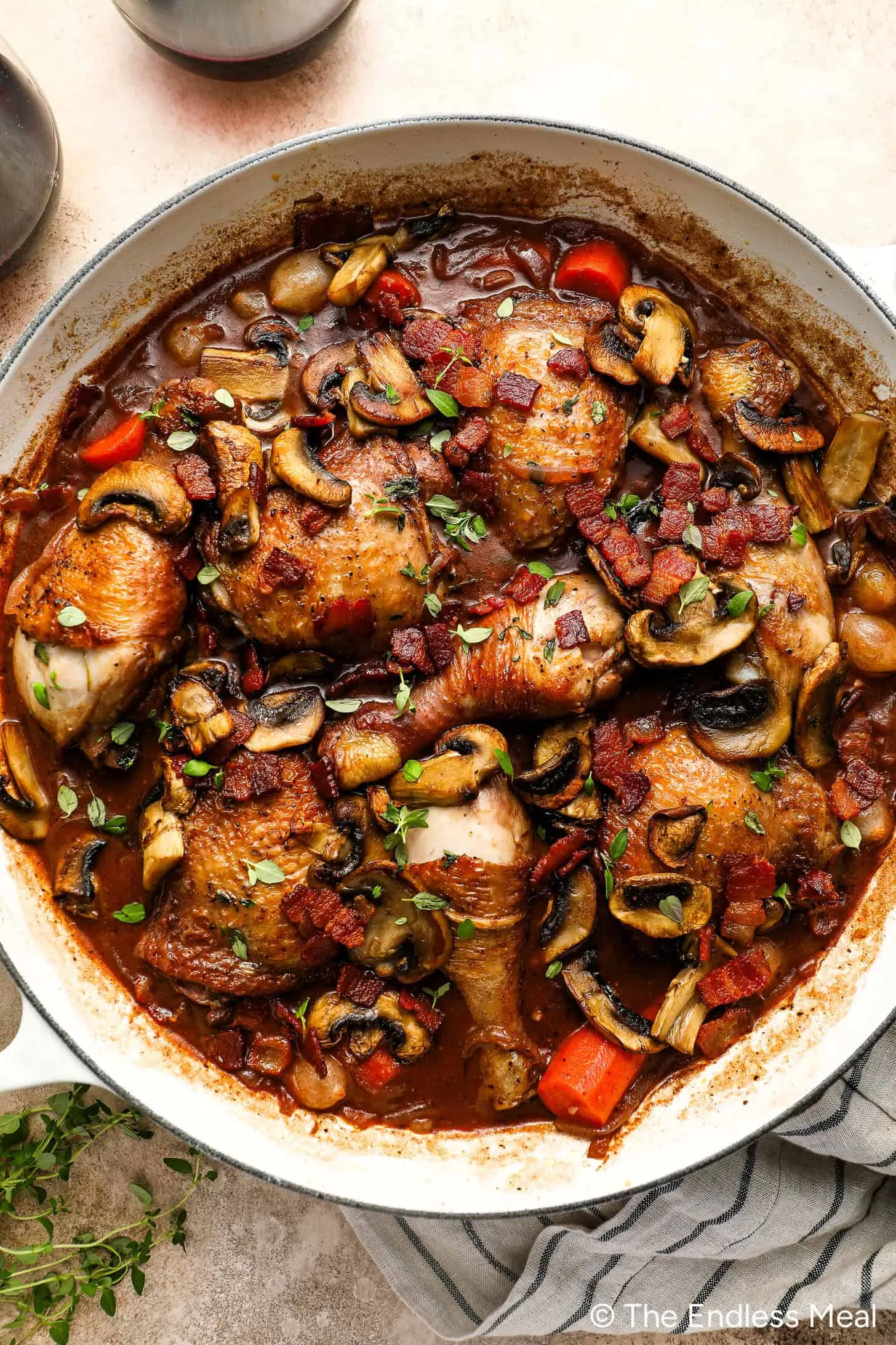 Kochen dieses Coq au Vin Rezepts