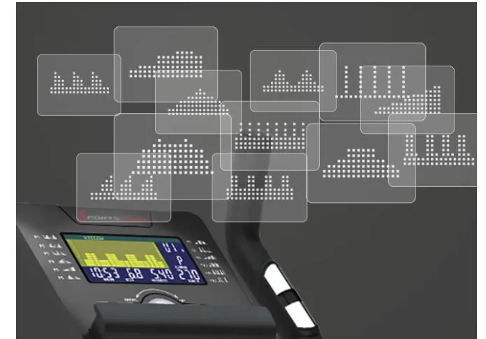 Konsole des Sportstech ESX500 Heimtrainers