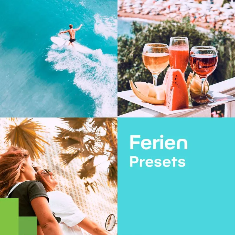 Kostenlose Ferien-Presets von Zoner Photo Studio für lebendige Urlaubsfotos