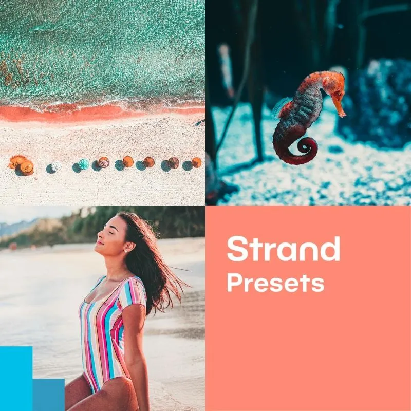 Kostenlose Strand-Presets von Zoner Photo Studio für lebendige Meeres- und Küstenbilder