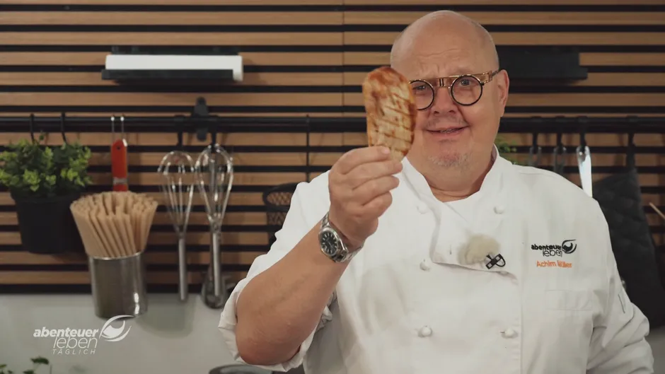 Kreativ zubereitete Grillreste, ein Highlight-Gericht aus der Resteküche.