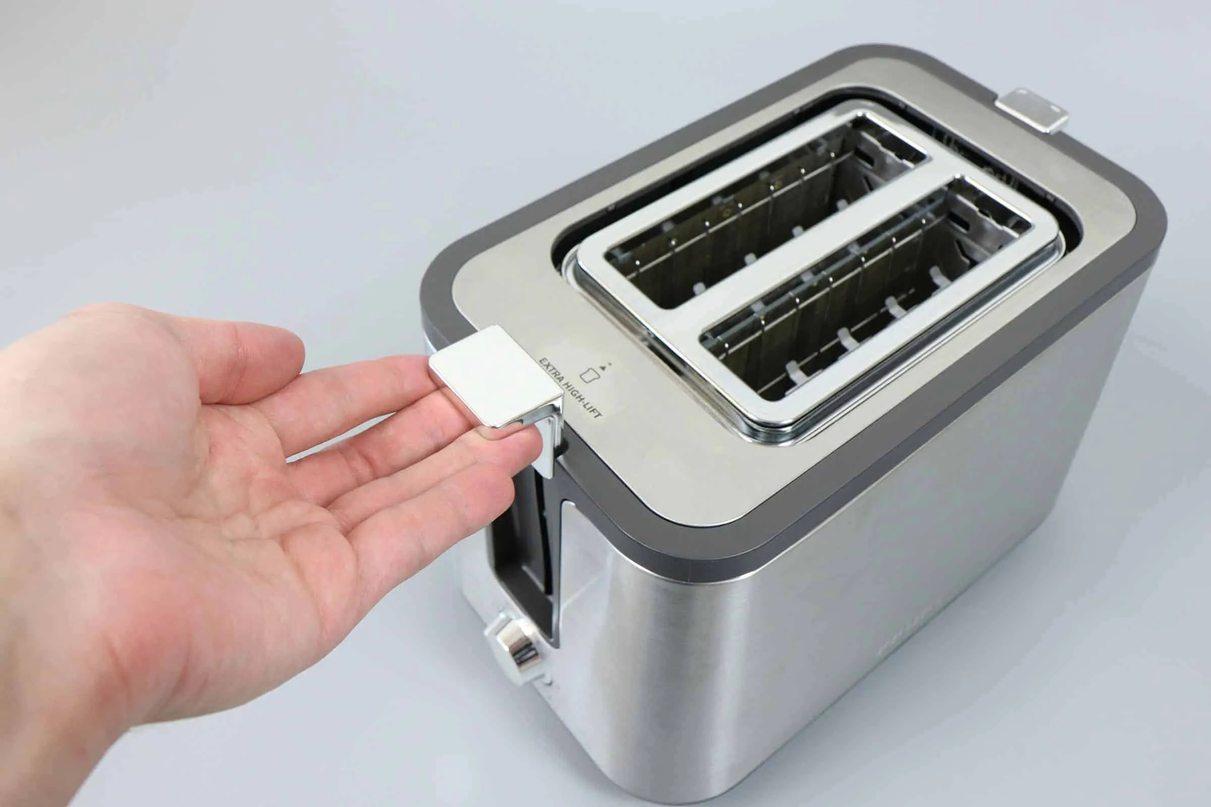 Krups KH442 Toaster mit Anhebefunktion der Scheiben zum Schutz vor Verbrennungen