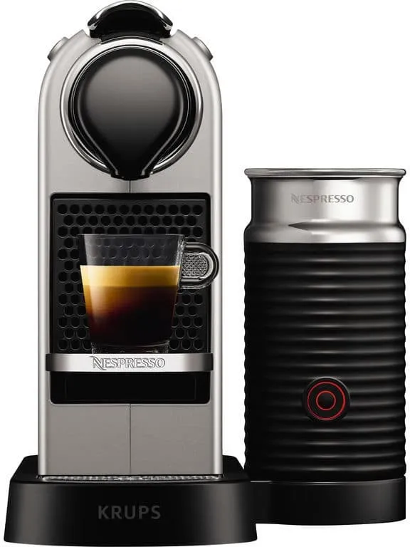 Krups Nespresso Citiz &amp; Milk XN761B10 mit integriertem Aeroccino Milchaufschäumer