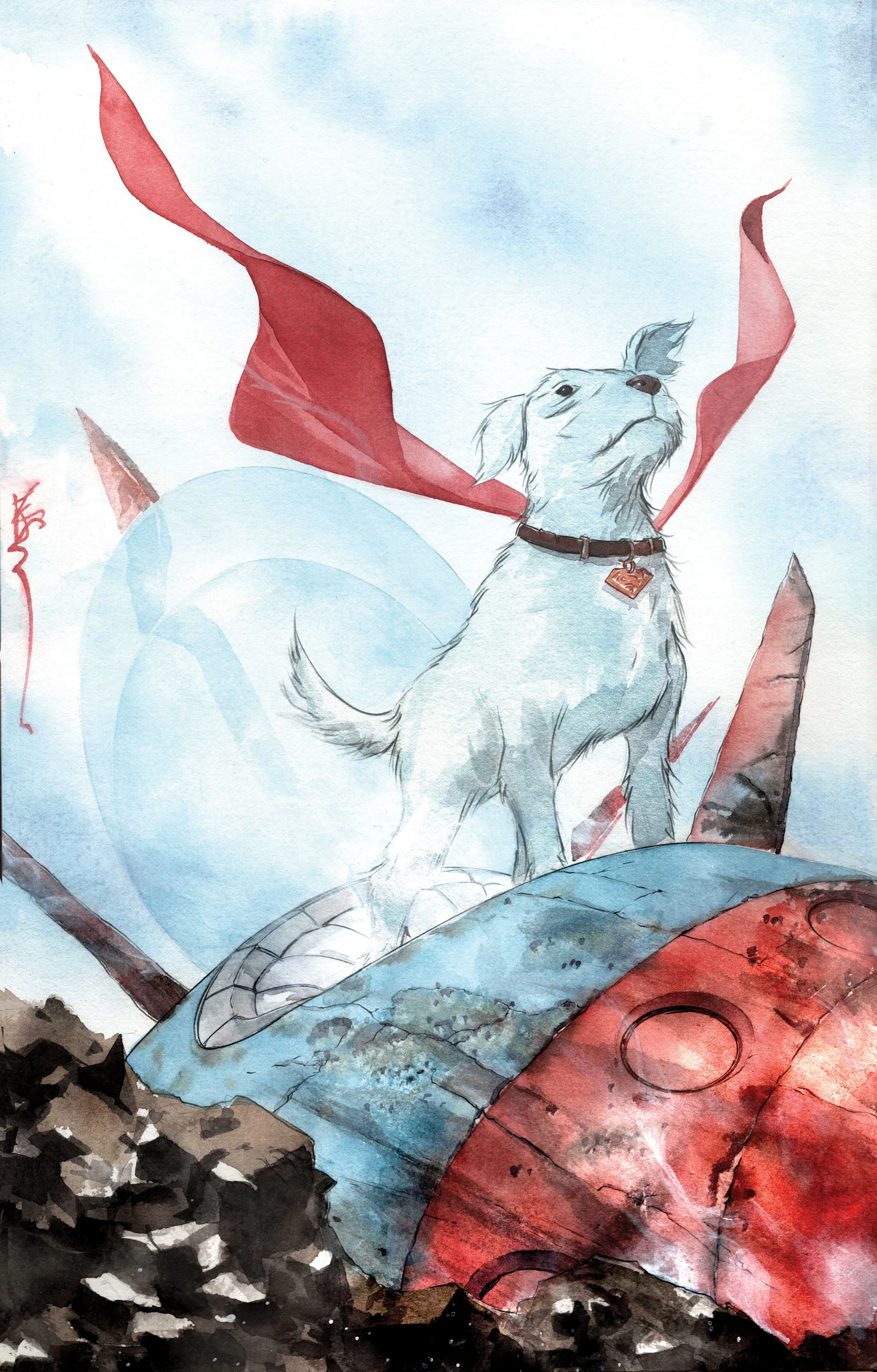 Krypto: Der letzte Hund von Krypton #1 Main Cover von Jae Lee und June Chung (L); Variant Cover von Dustin Nguyen (R)