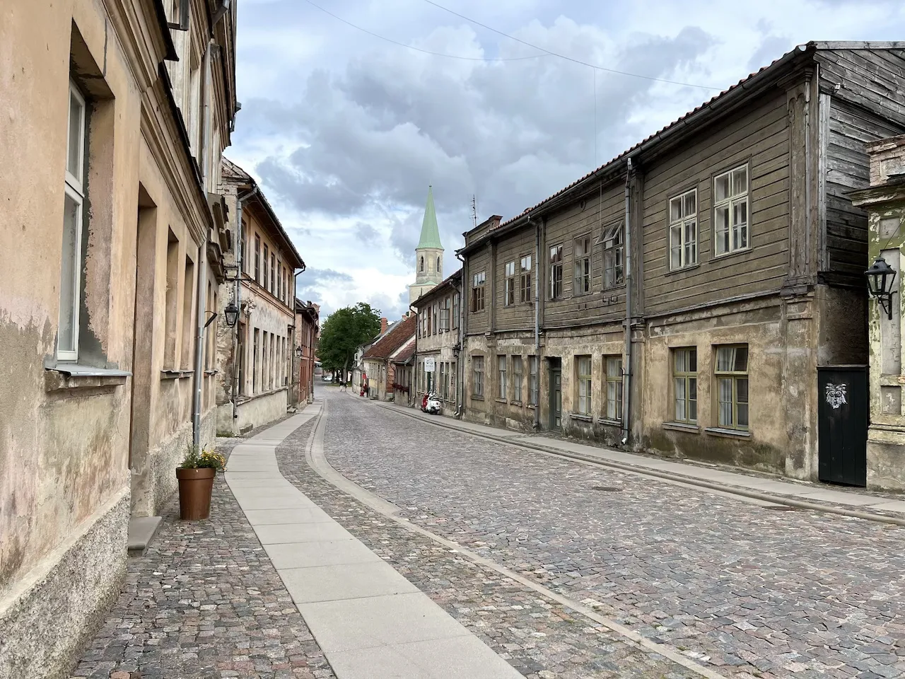 Kuldiga Altstadt Fassaden