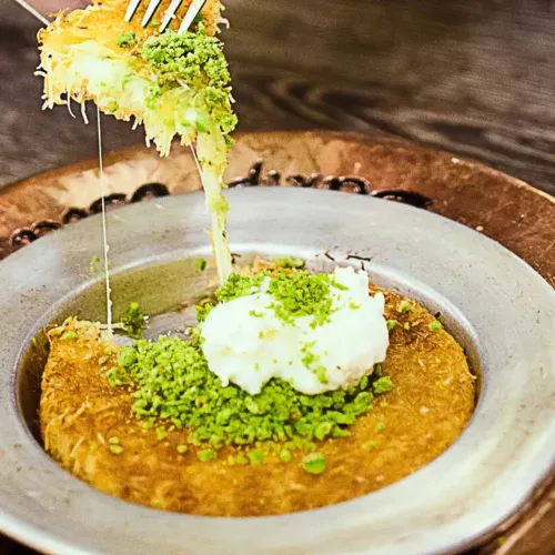 Künefe Engelshaar Käse Sirup