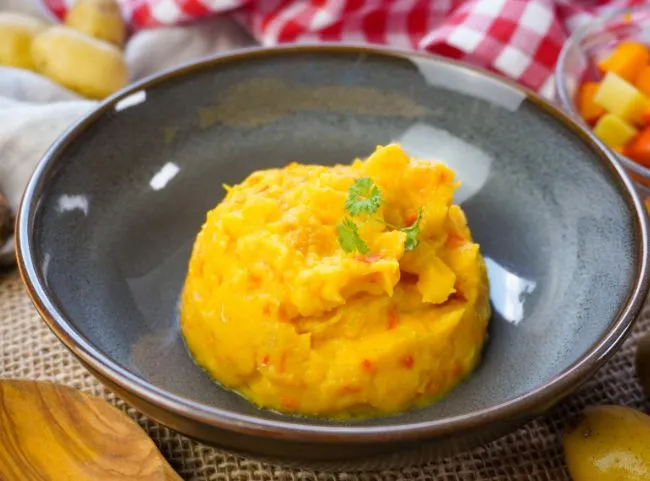 Kürbispüree mit Kartoffeln für Baby &amp; Kleinkind