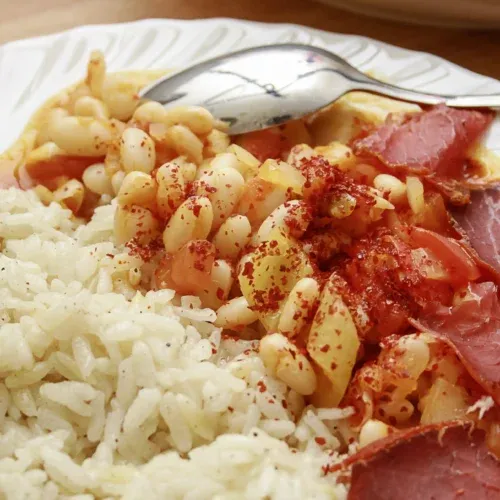 Kuru Fasulye Pilav Bohneneintopf Reis