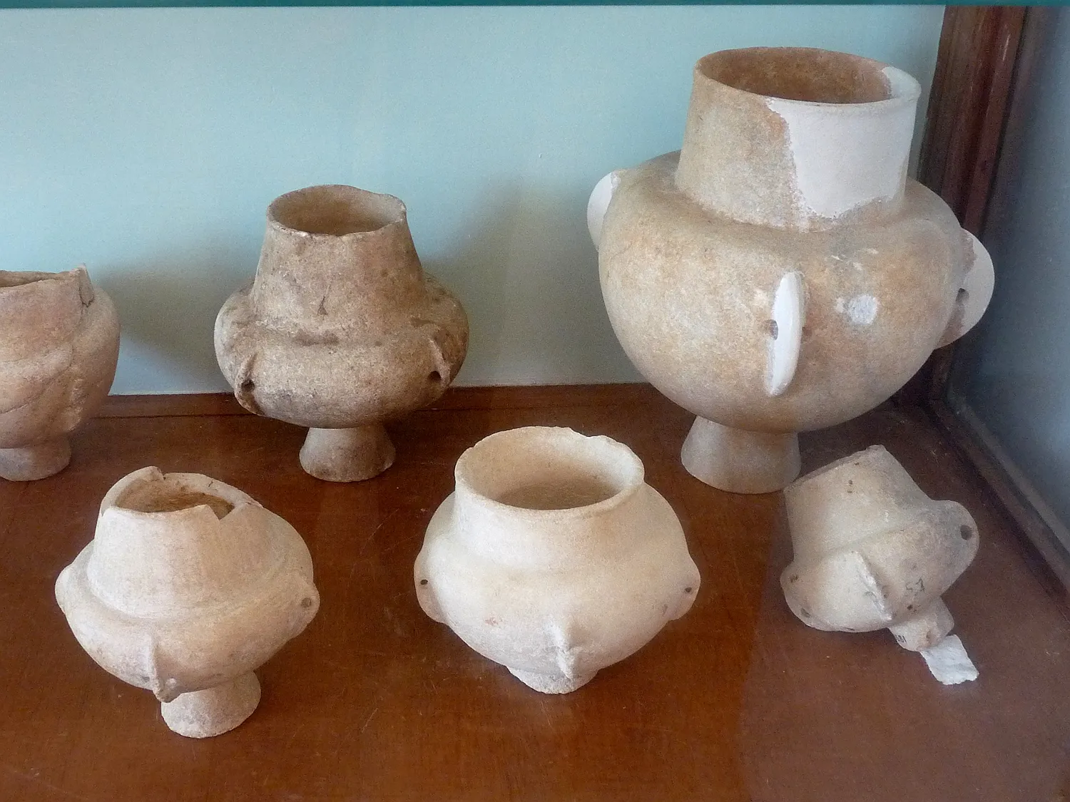 kykladische Steinvase, Museum Chora, Naxos