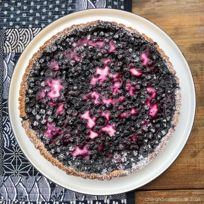 la torta da üdrion - Tessiner Heidelbeertarte