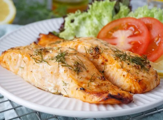 Lachs aus der Heißluftfritteuse „Airfryer ahoi“