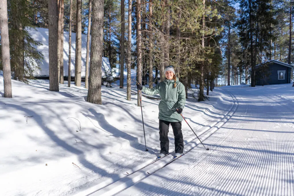Langlauf in Finnisch Lappland