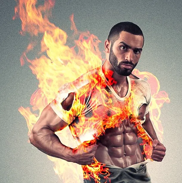 Lazar Angelov im Training, der seine Entschlossenheit und Arbeitsmoral zeigt