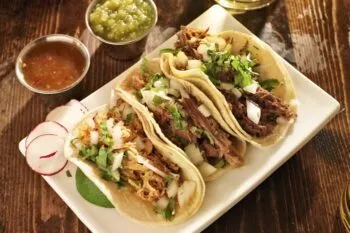 Leckere Tacos in Mexiko