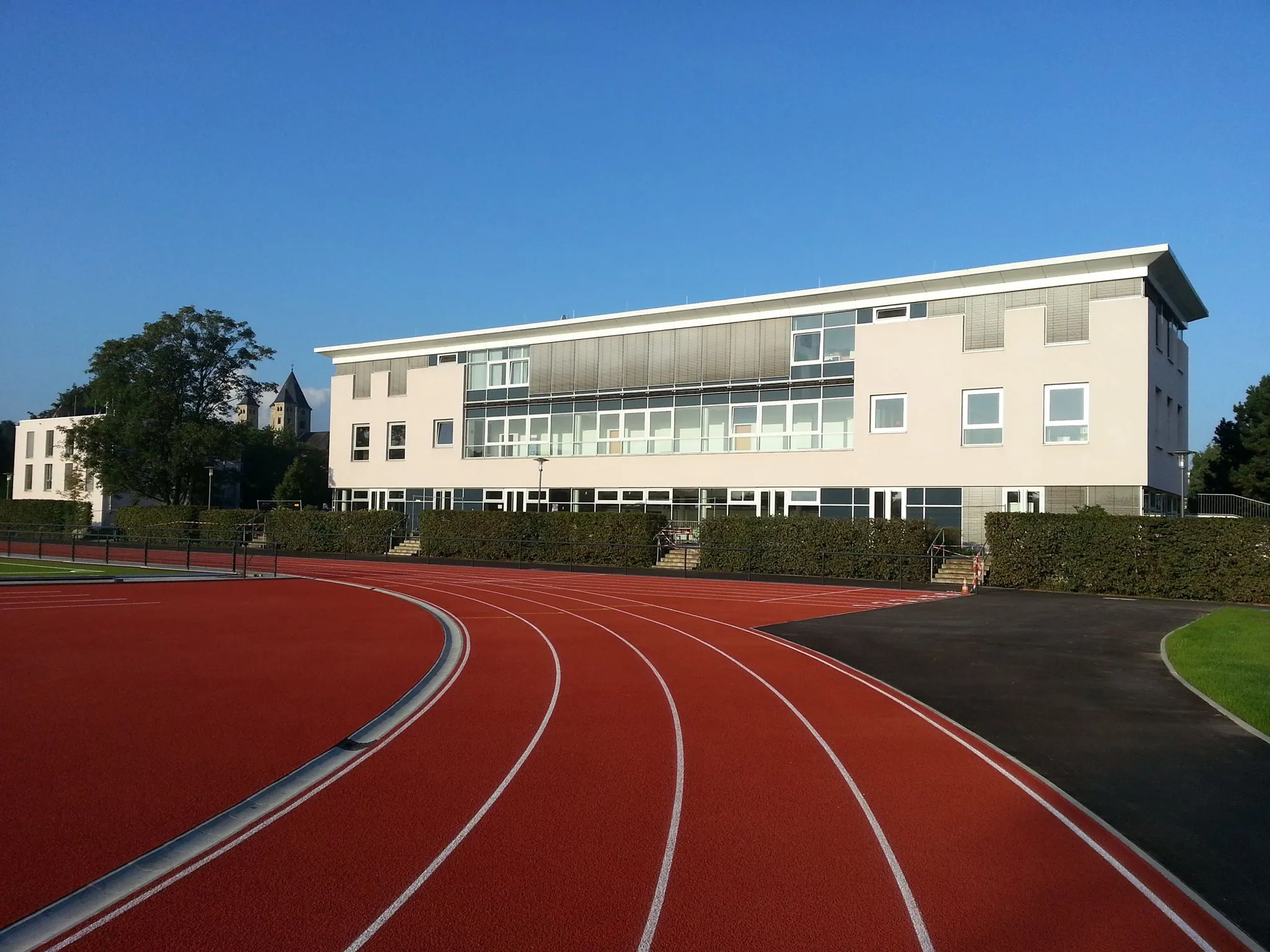 Leichtathleten im Training