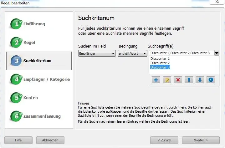 Lexware FinanzManager 2019 - Regelverwaltung