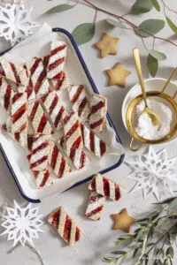 Linzer Streifen mit Johannisbeergelee-Füllung